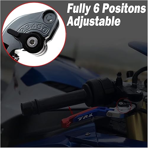 Miniatura 5 de Set Motorcycle Accessories CNC Adjustable Extendable Foldable Brake Clutch Levers for Benelli TRK 251 2020 TRK502 TRK 502X 2019 2018 Clutch Brake