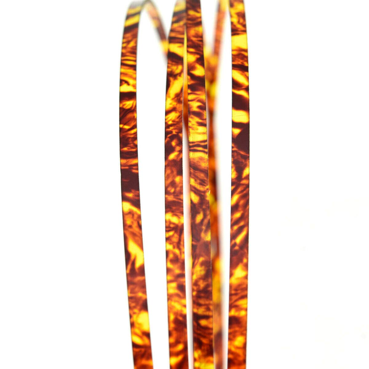 Guitar Parts for 2xTortoise Shell Guitar Binding Purfling Strip Guitar Binding Strip 1650x5x1.5mm