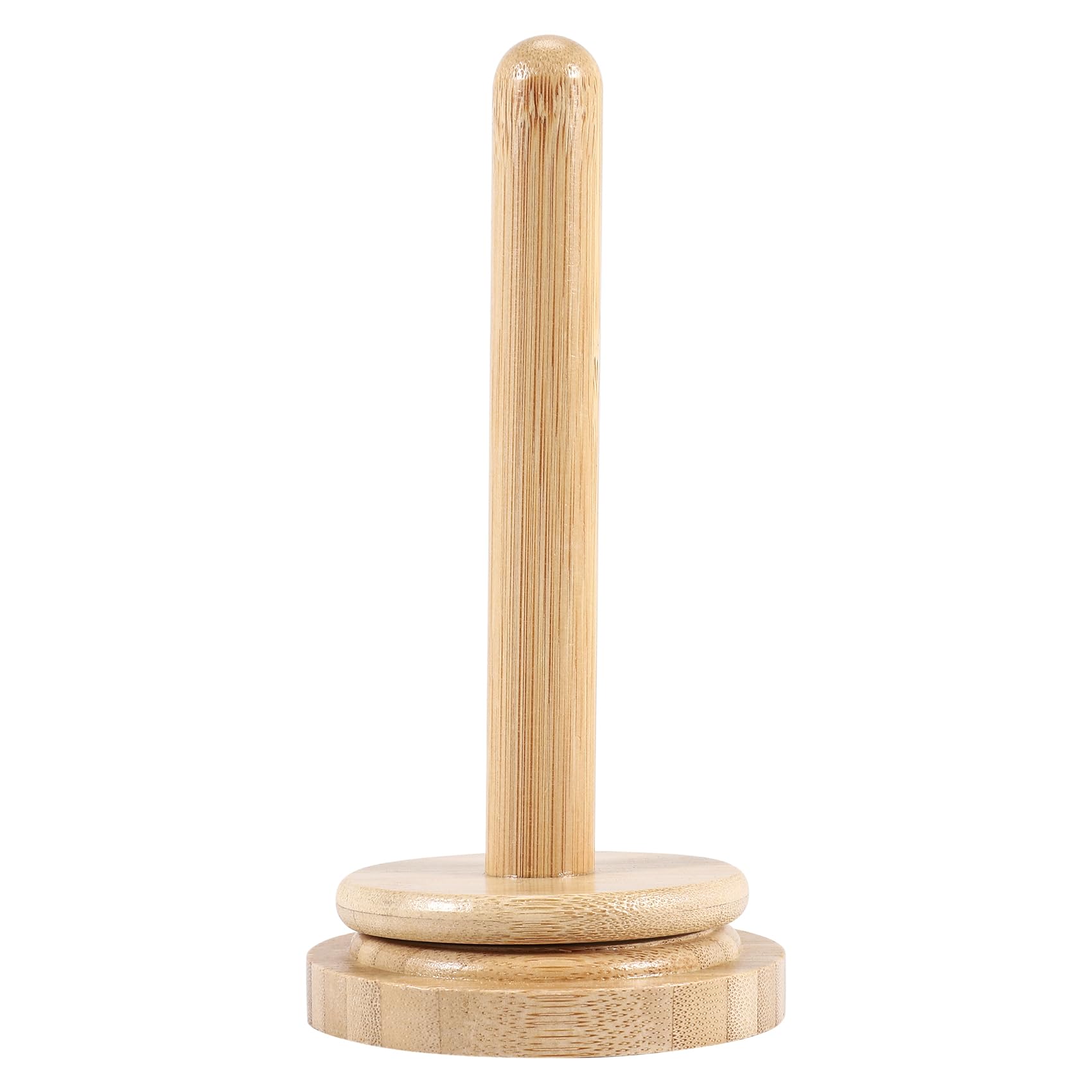 ximie 1 Wooden Yarn Holder Revolving Rack Vertical Yarn Storage Tissue Holder Crochet Knitting