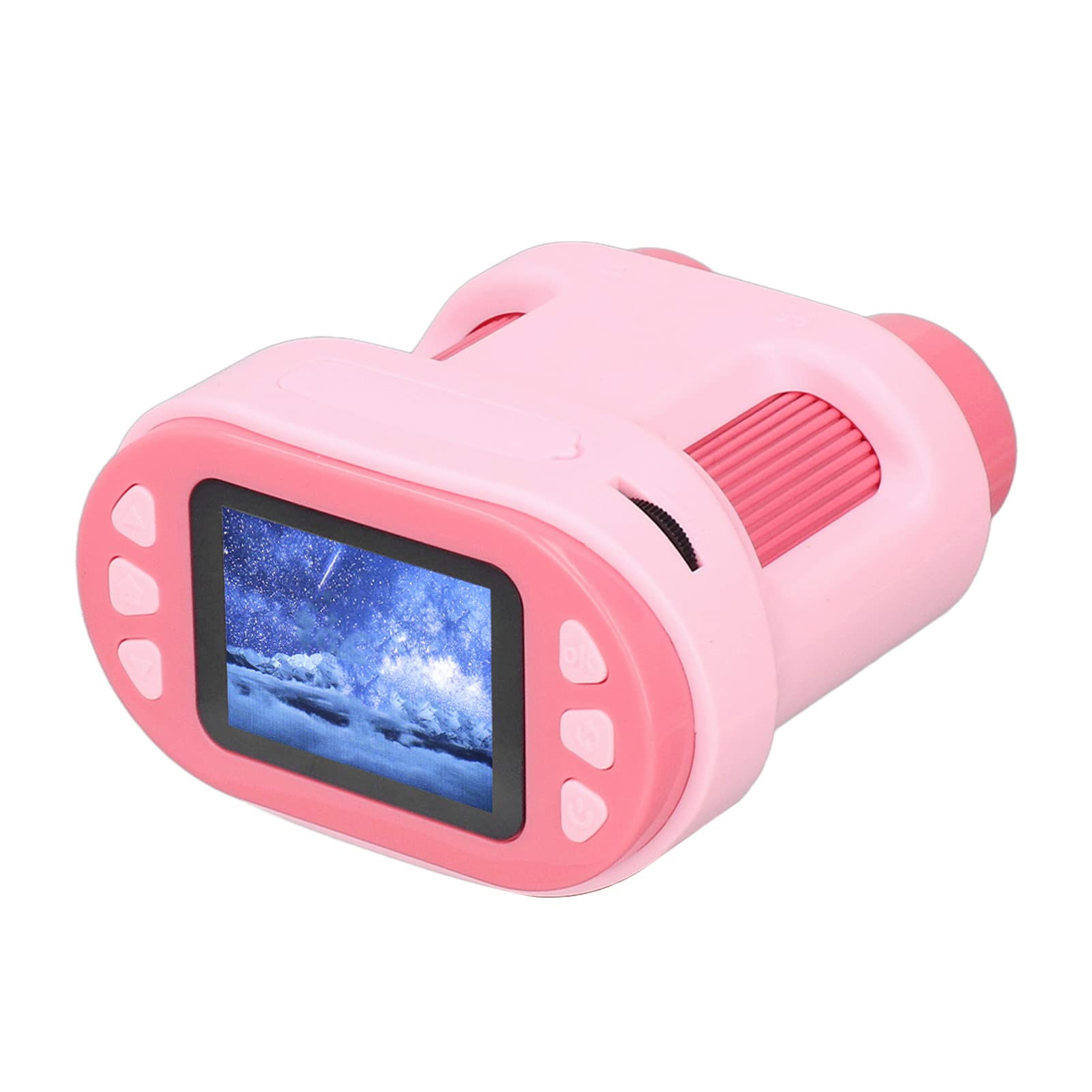 Cámara Microscópica de Doble Lente, Potencia 5-200X (Rosa)