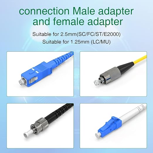 Limpiador de fibra óptica TUTOOLS 1.25mm tipo lápiz miniatura 3