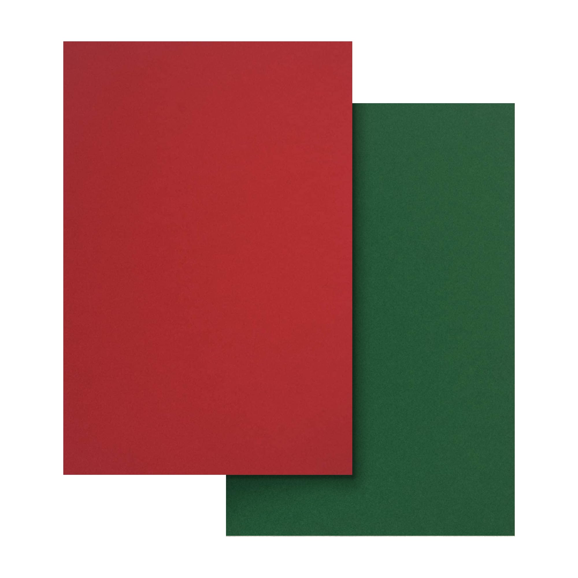 Netuno 20x coloured paper A4 210 x 297 mm 8.3 x 11.7 in 170gsm Sirio Color 10x red & 10x dark green colourful printable card craft paper for DIY projects cardmaking invitations greeting cards weddings โ image 1