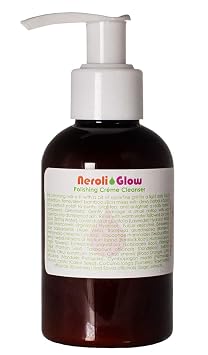 LIVING LIBATIONS - Organic Neroli Glow Polishing Creme Cleanser | Natural, Wildcrafted, Vegan Clean Beauty 4 fl oz | 120 mL