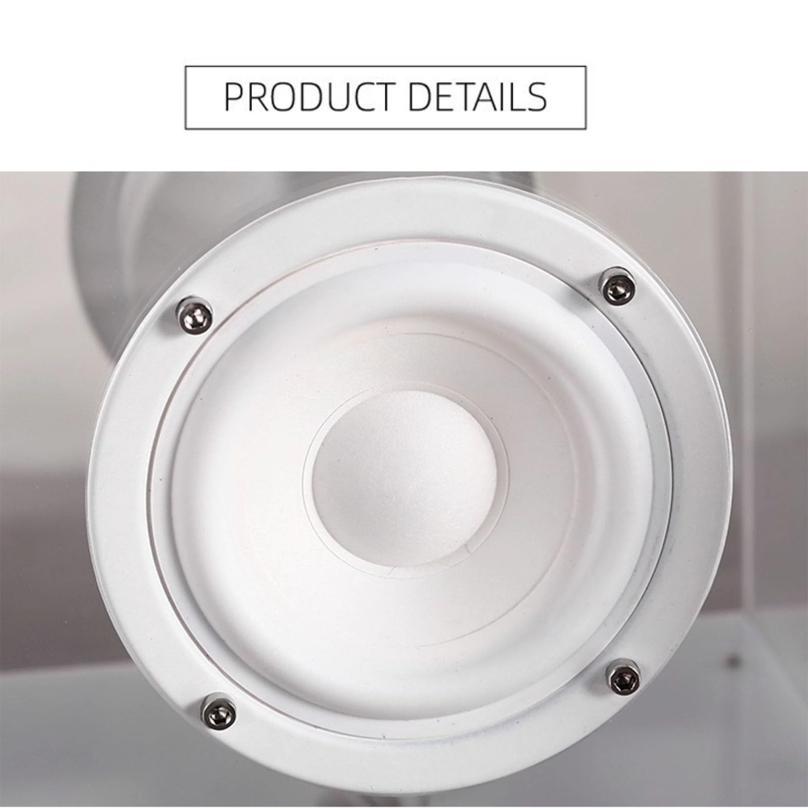 Lettore CD musicale Bluetooth, altoparlante rotondo con effetto sonoro coinvolgente e qualità del suono puro, supporta Bluetooth 5.0 per casa e galleria