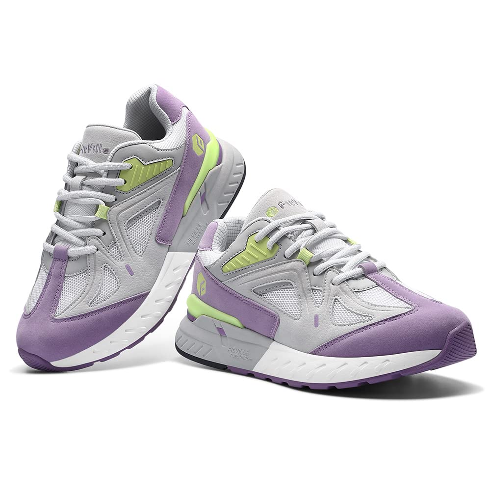 FitVille Extra Larghe Scarpe Donna Sneakers Supporto per Arco Plantare Pianta Larga Scarpe da Ginnastica Donna