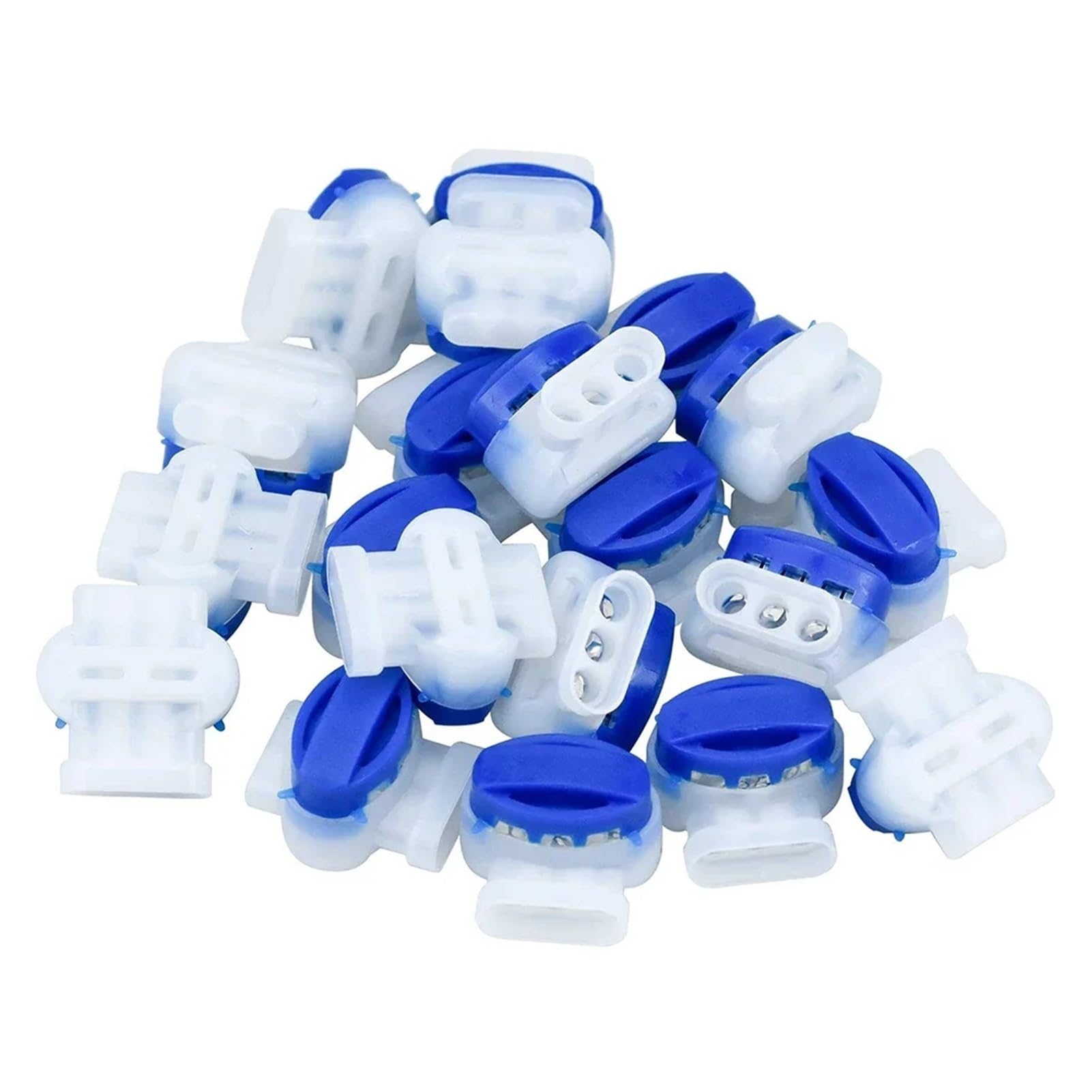 Accessori Per Tosaerba 10-100 pezzi Morsetti for cavi impermeabili Connettori for cavi for tosaerba automatici da giardino Blocchi terminali a 3 pori Tosaerba robotizzato Attrezzo