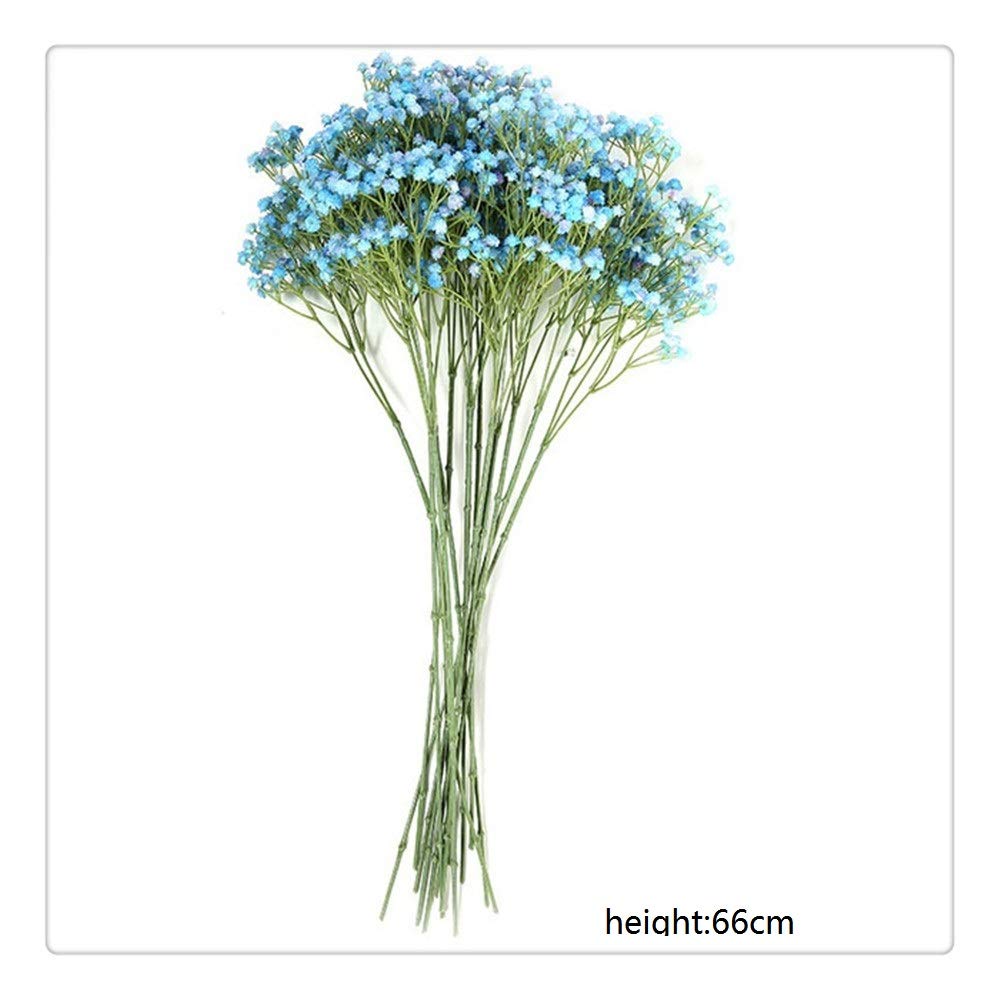 Sztuczne kwiaty długość panna młoda trzyma kwiaty Gypsophila gałęzie dekoracje dom ślub dekoracja 66 cm