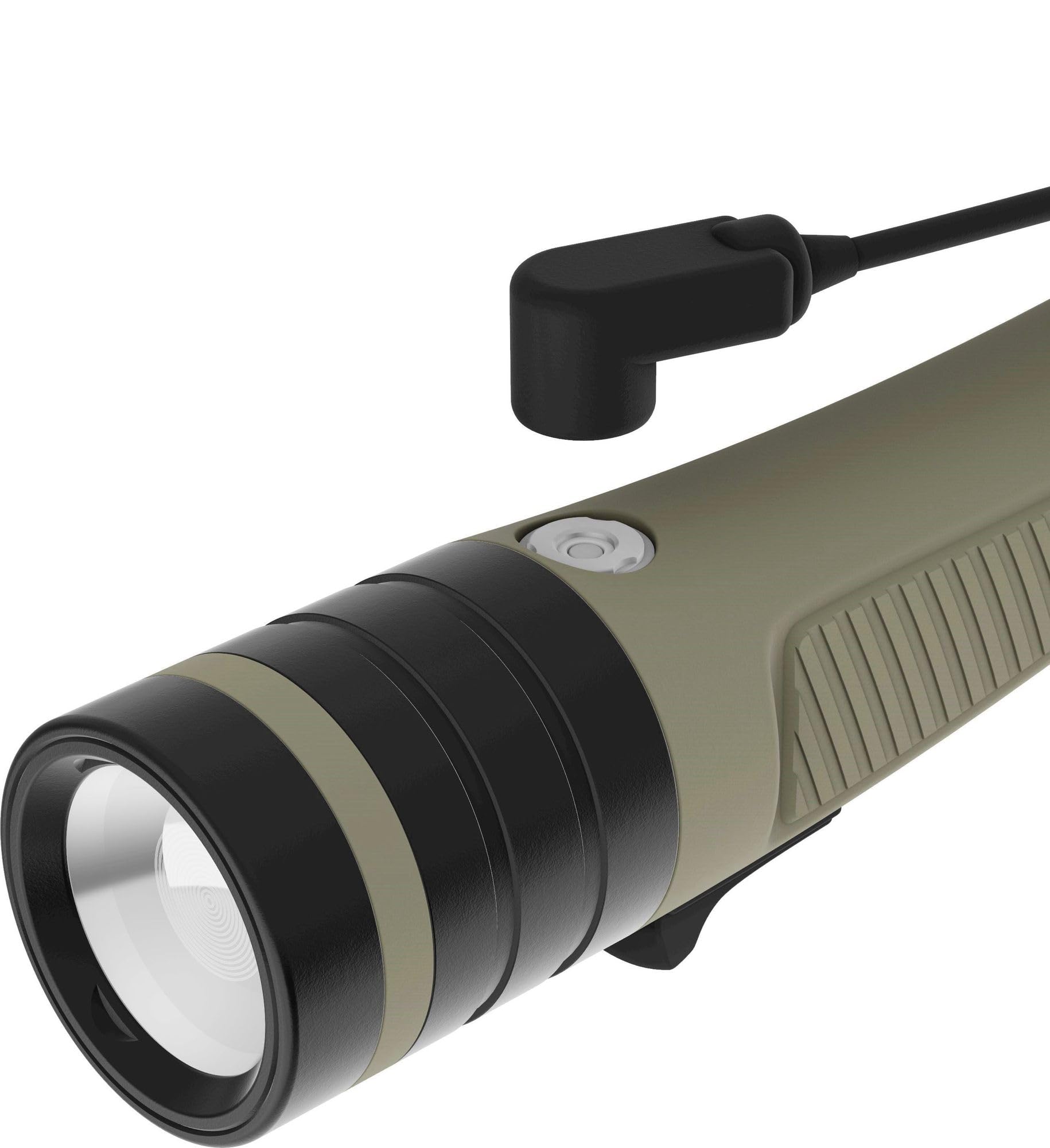 Cressi Hunt Torch 1600 Camouflage - Torche sous Marine LED Rechargeable, Haute Luminosité 1600 Lumens, Imperméable IPX8 100m, Plongée, Pêche, Exploration Aquatique, Camouflage, Taille Unique, Unisex