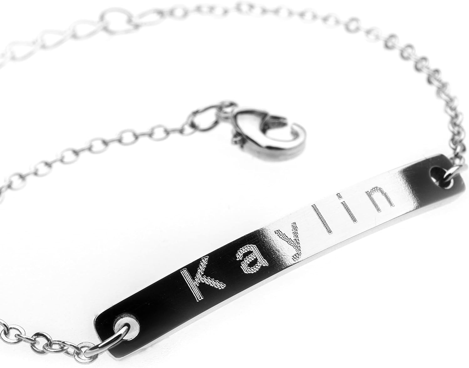 Customized Name Bar bracelet 16K Plated Gold Rose Gold Silver Dainty Personalized Bar Birthday Christmas Bridesmaids Gift Wedding