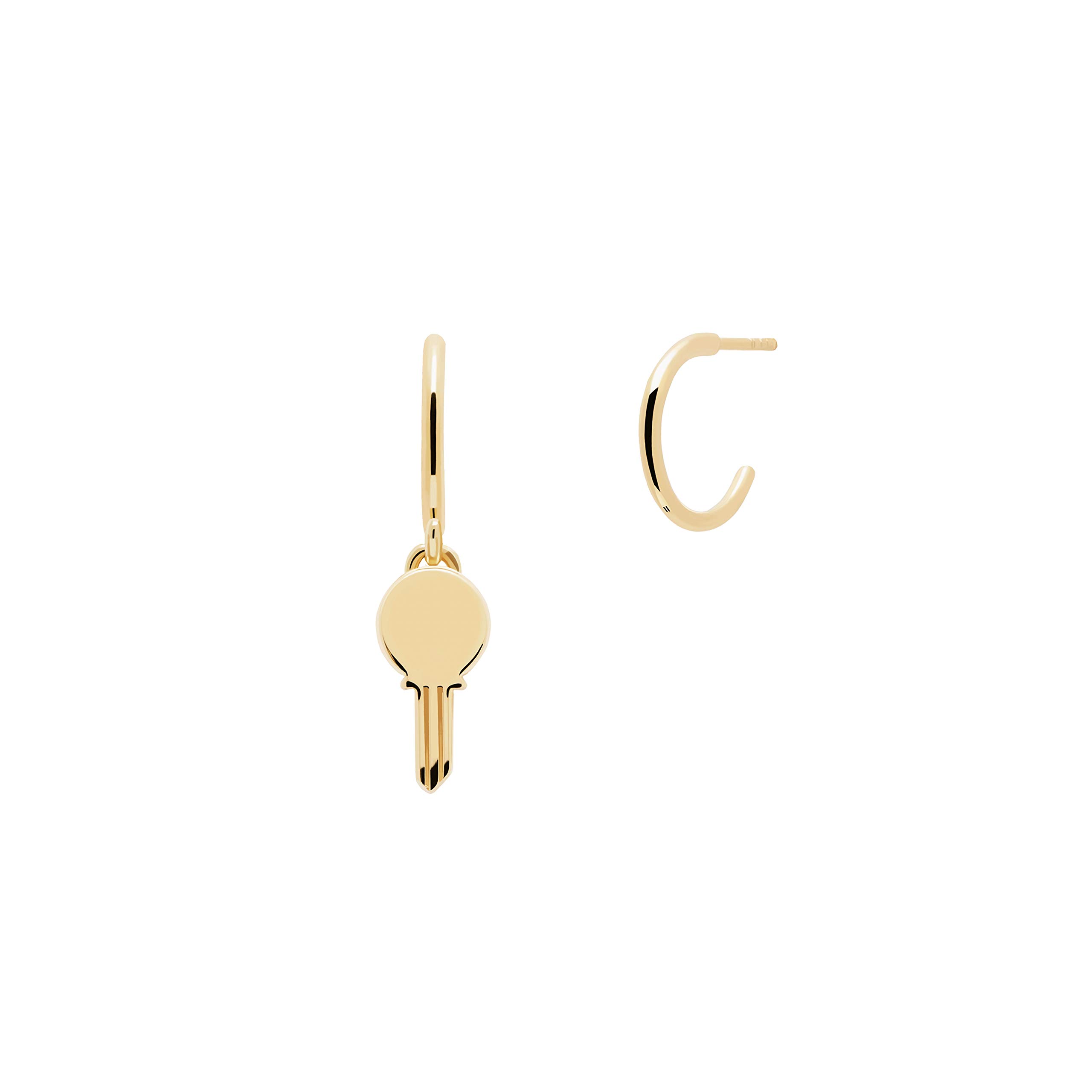 PDPAOLA - Eternum Earrings - 925 Sterling Silver 18k Gold Plated - Jewelry for Women