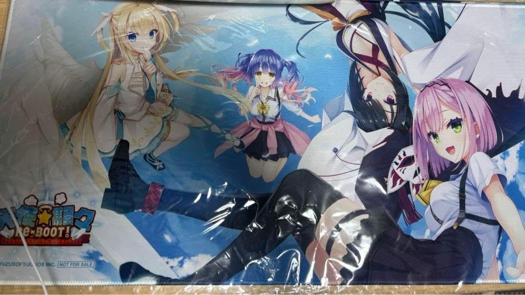 ゆずソフト 天使騒々Re-Boot 特典 ゲームマット プレイマット ゆず