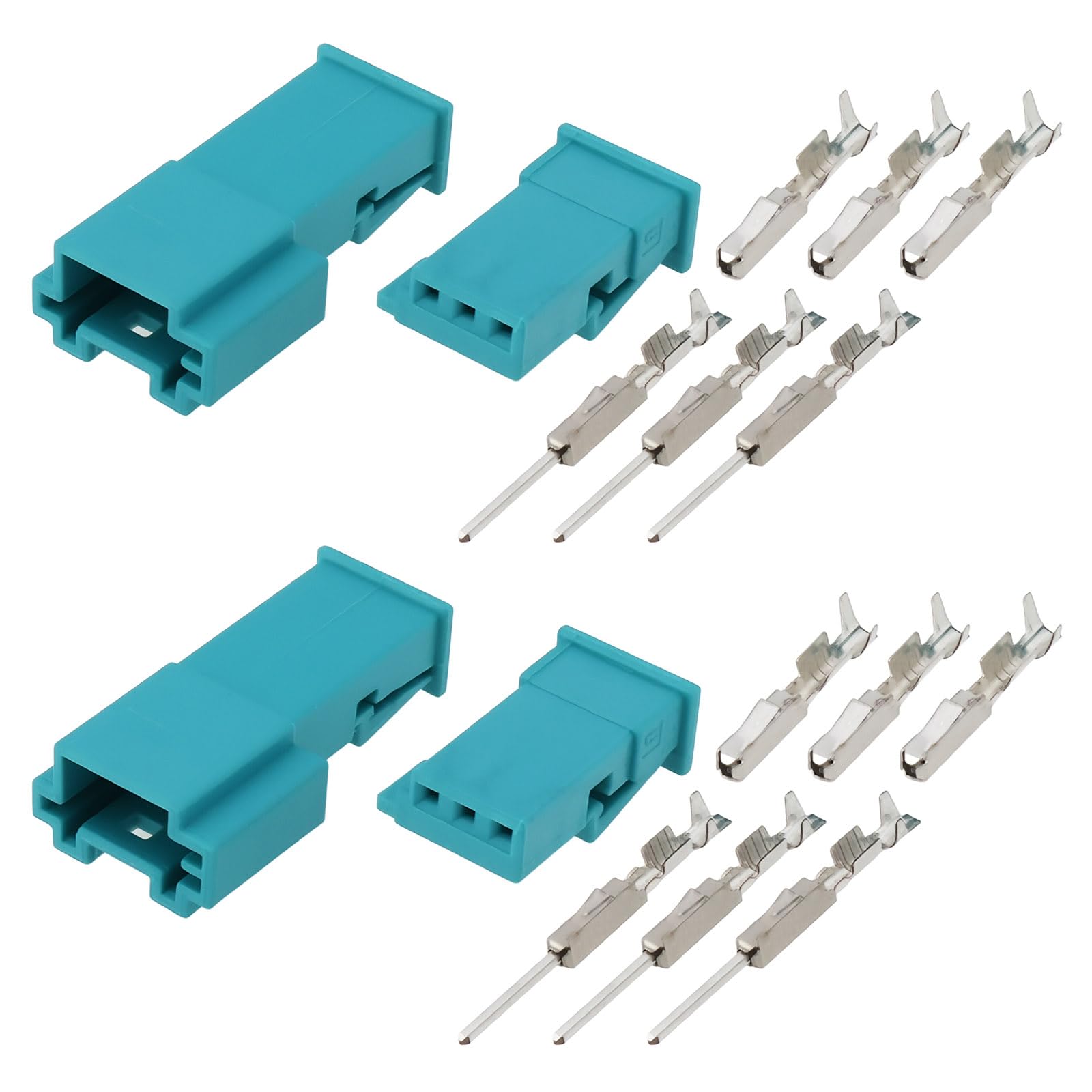 YINETTECH 10Pcs USB 2.0 Feale 2 Wire Socket Connector 3A 2 Pin USB