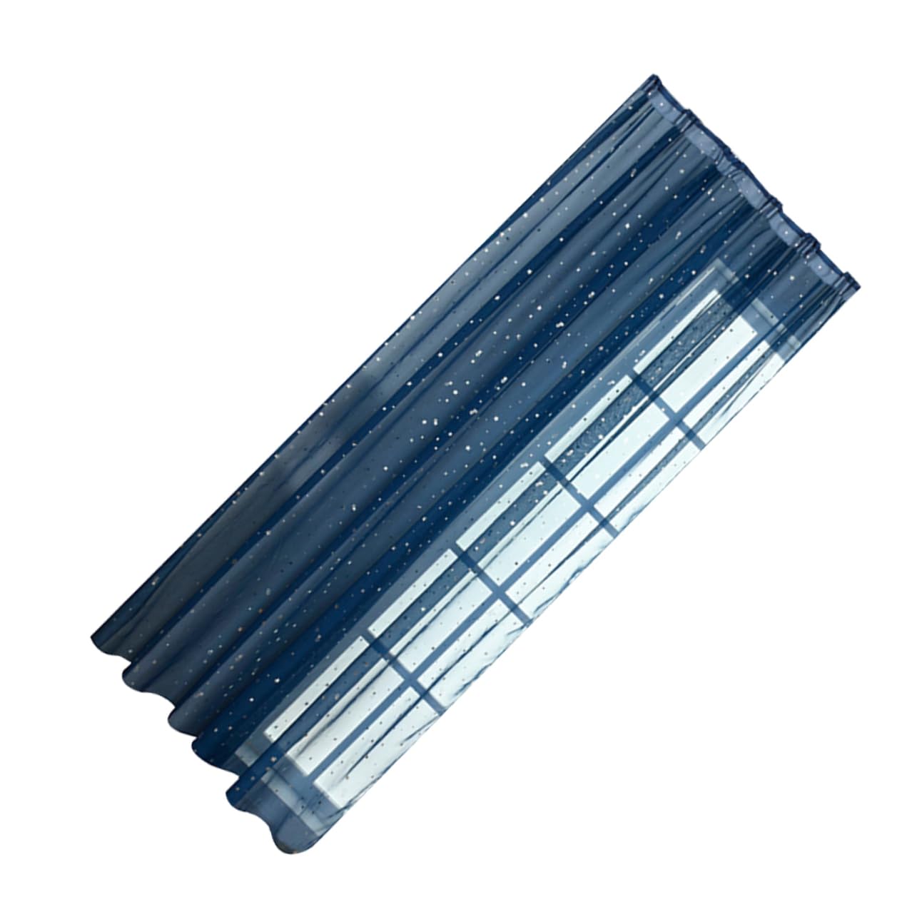 Cortinas transparentes de gasa con brillo plateado para ventanas elegantes 1
