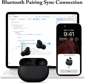 Replacement Charging Case Compatible with Studio Buds & Studio Buds+: Charger Case with Bluetooth Pairing Button, 660mAh Battery, Not Included Earbuds