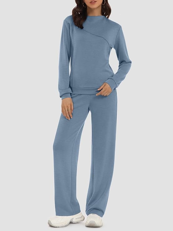 Casly Lamiit Women's 2 Piece Lounge Set Casual Travel Outfits Tracksuit