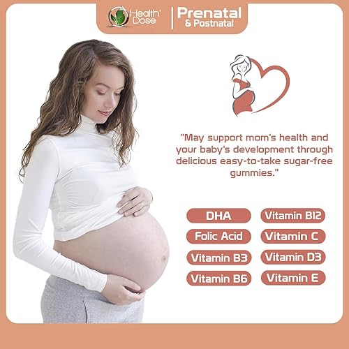 Miniatura 6 de Suplemento Complejo Prenatal/Postnatal. Vitamina B6, B12, C, Zinc. 90Ct