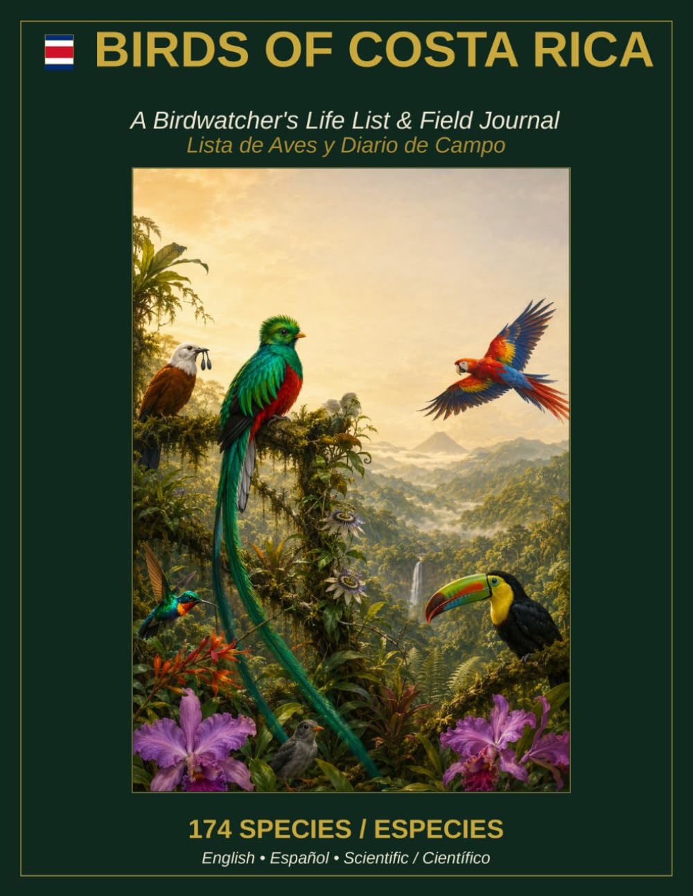 Birds of Costa Rica: A Birdwatcher's Life List & Field Journal