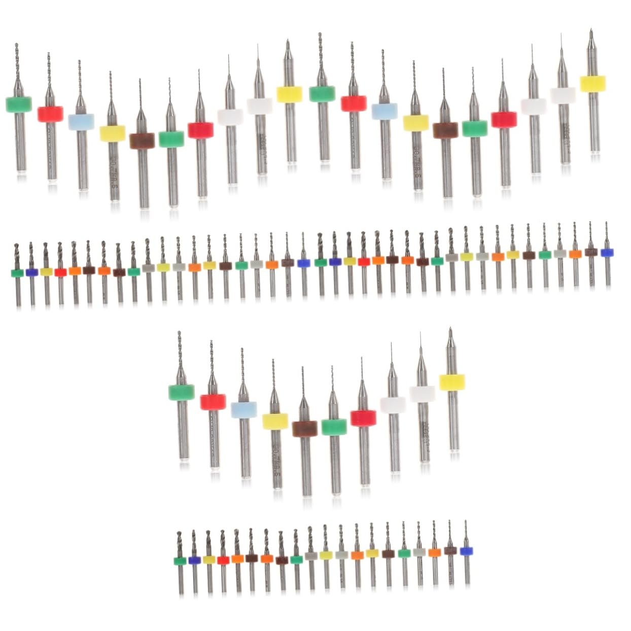 Hemobllo 90piezas Brocas Micro Para Taladro Manual Brocas De Carburo De Tungsteno Para Perforación De Joyas y Pcb Para Diy Conjunto De Duraderas y Fáciles De Usar