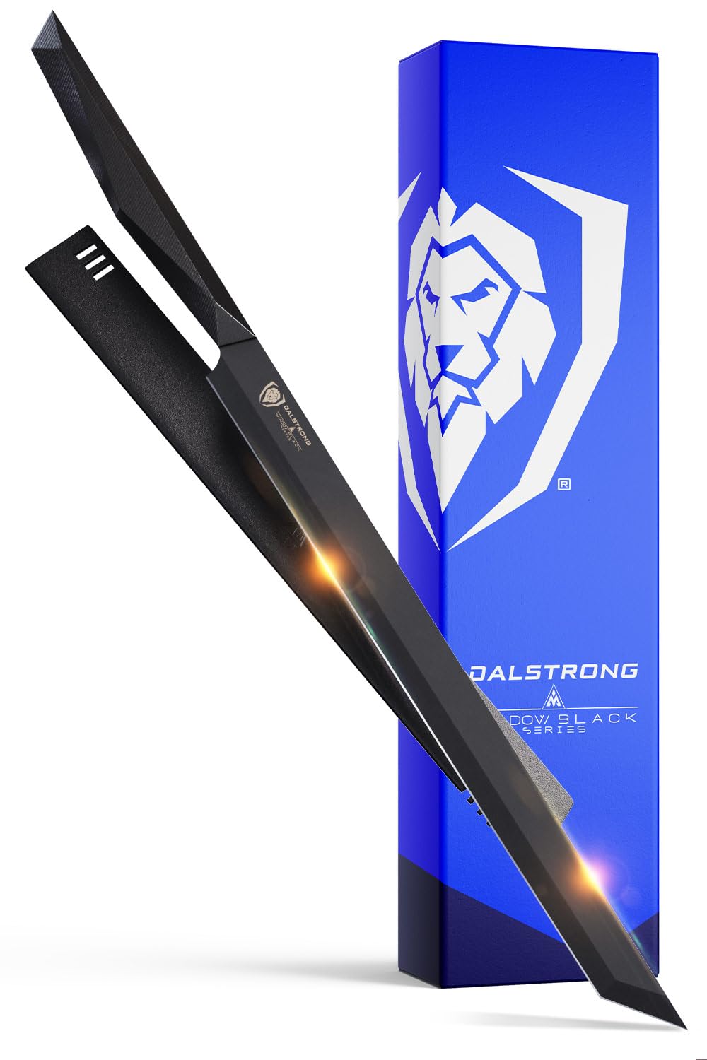 DALSTRONG Tuna Slicing Knife - 17" - Shadow Black Series - Black Titanium Nitride Coated - High Carbon - 7CR17MOV-X Vacuum Treated Steel- Sheath - NSF Certified