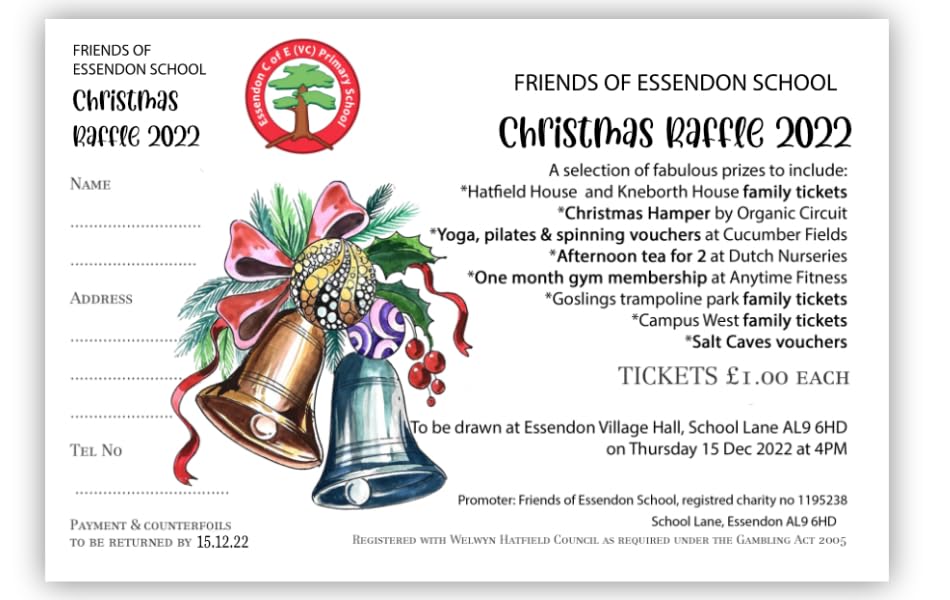 Full Colour Personalised Numbered Raffle Tickets A6 Perforated Size 148.5 mm x 105mm - Personalised Charity Draw Tickets (1500)