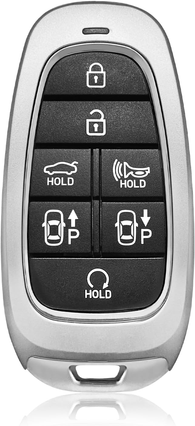 Replacement for Hyundai Sonata Key Fob Remote Control 2019 2020 2021 2022 7 Buttons 434MHz TQ8-F08-4F28,Black