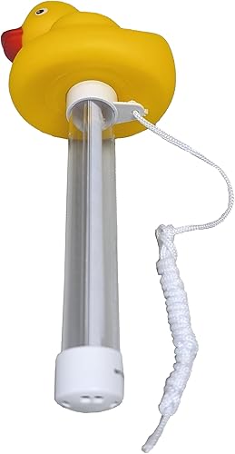 Miniatura 5 de Ripple Termómetro de pato - Lecturas de temperatura de piscina y bañera de hidromasaje, Fahrenheit y Celsius, impermeable, cable de sujeción,