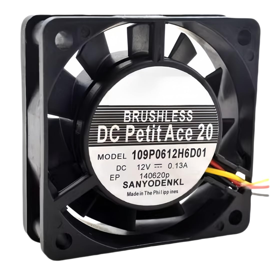 CZVJUKBYP 109P0612H6D01 12V 0.13A 6015 Cooling Fan 60X60x15MM