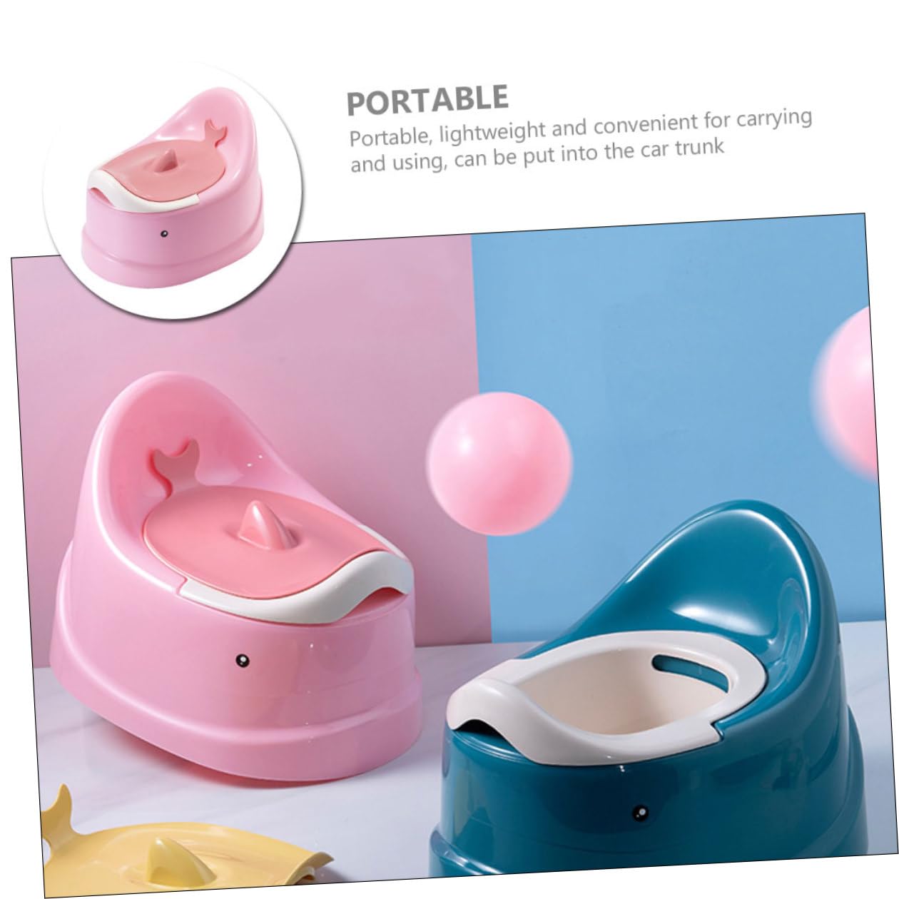Kinder Toilettensitz Kleinkindtöpfchen Schulanfang Party Rosa Pp