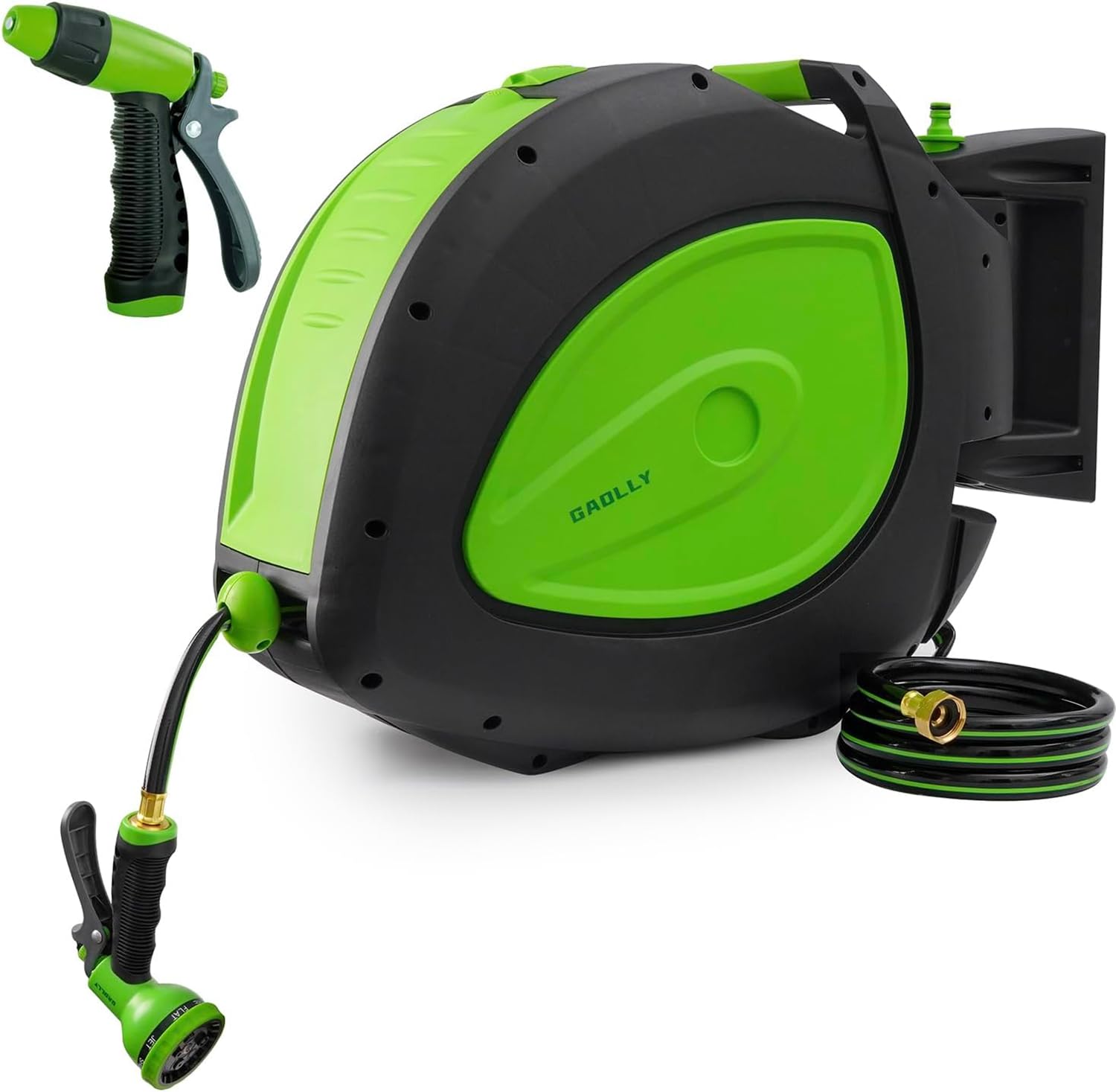 Amazon.com : Retractable Garden Hose Reel 100 FT, 1/2 in 348 PSI