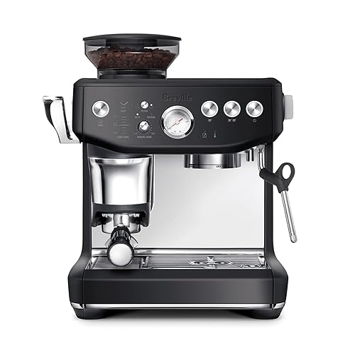Breville Barista Express Impress Espresso Machine BES876BTR, Black Truffle - Black Truffle