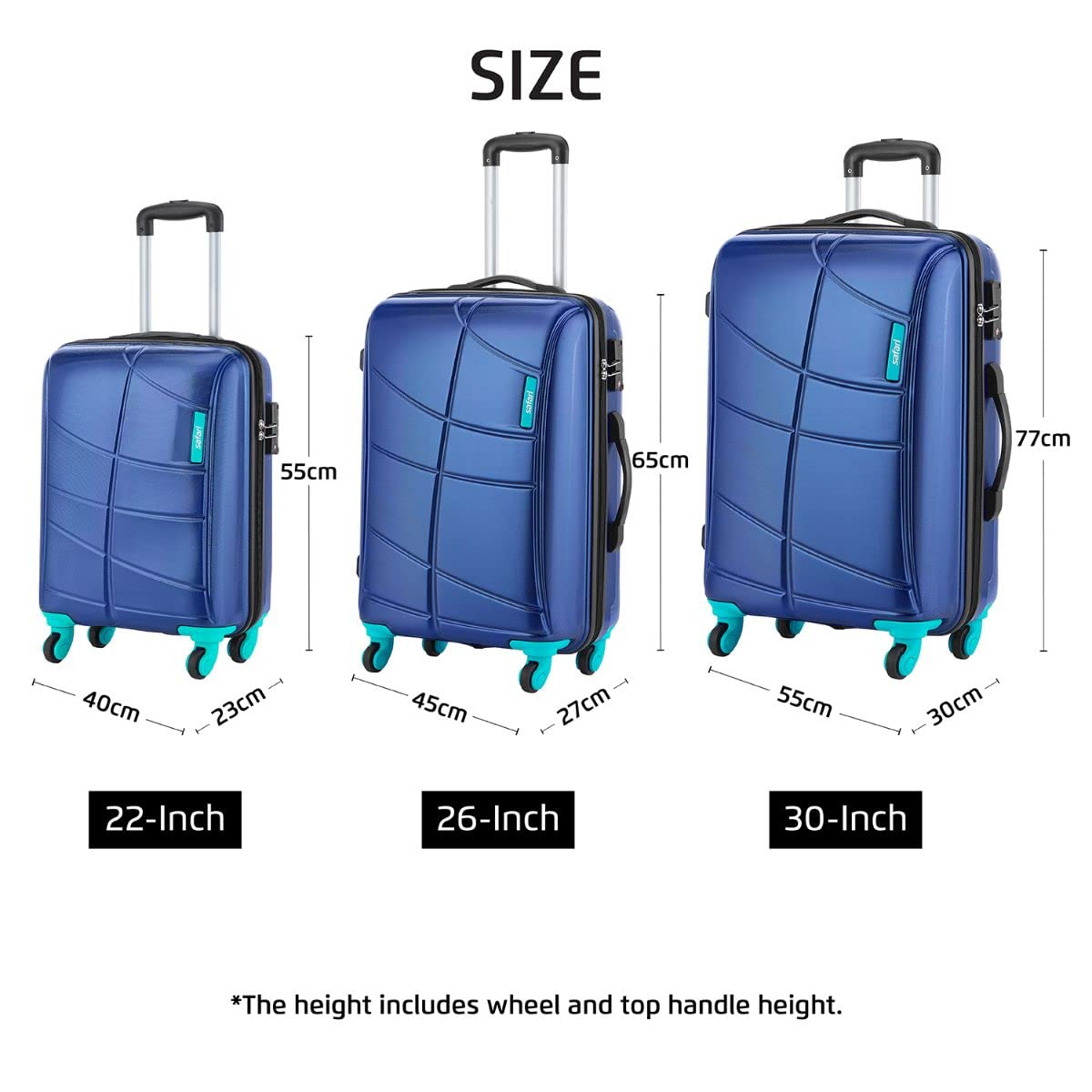 Amazon Safari 65 Inch Trolley Bag Safari Crypto 65 Cms Medium