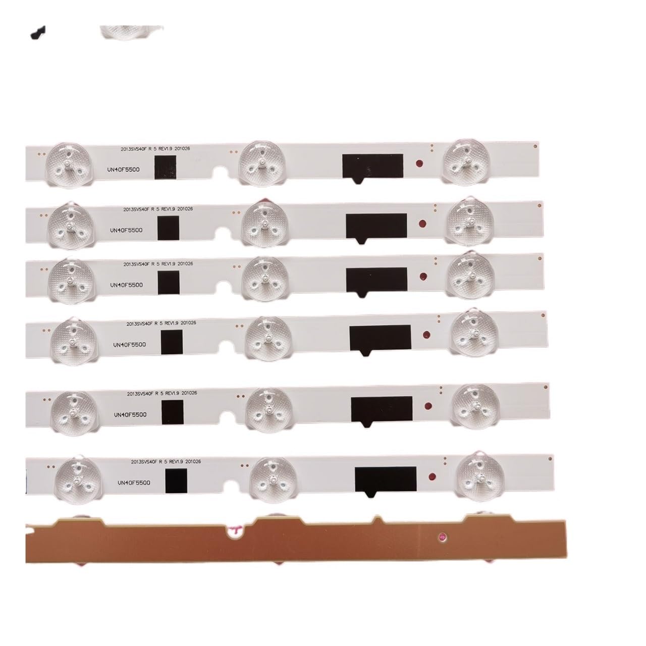 LED Strip 13 LEDs Fit For 40" TV 2013SVS40F UE40F6400 D2GE-400SCA-R3 UA40F5500 D2GE-400SCB-R3 UE40F5000 UE40F5700(1 TV-14 PCS)