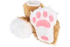 Adorable Fuzzy Bear Feet Paw Slippers: Paws-itively Perfect for Cozy Nights or Fun Cosplay