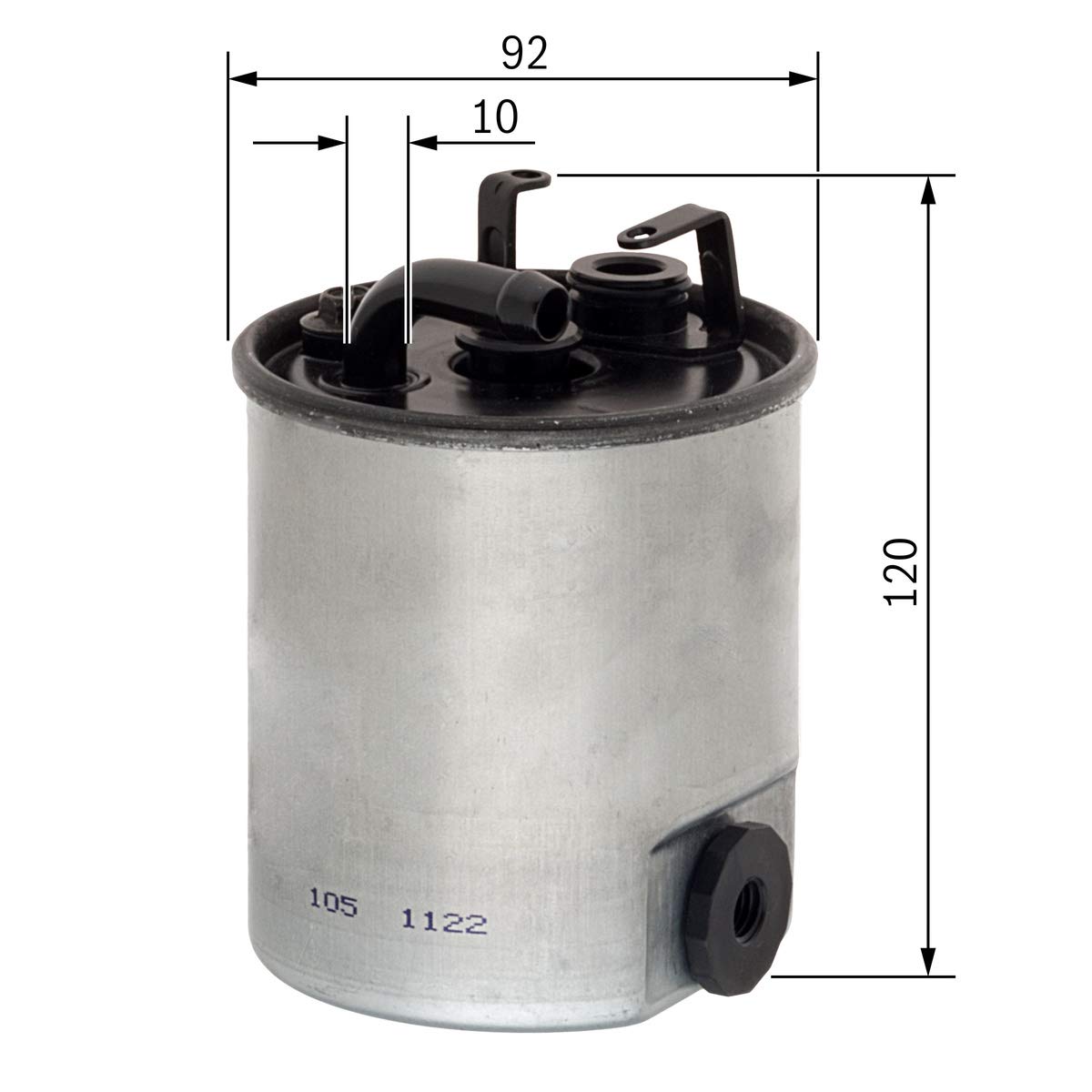 Filtro Diesel per Auto Bosch N2084 - Separa le