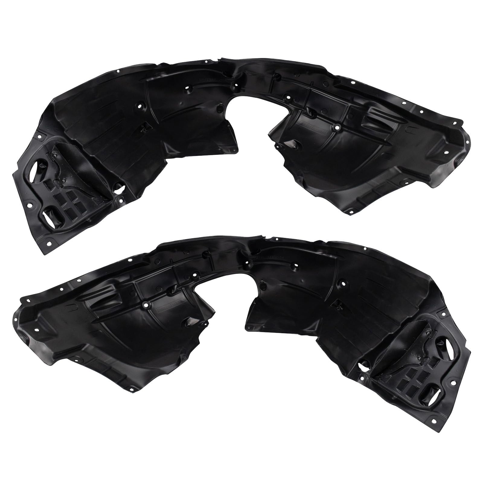 TRQ Front Inner Fender Liner Set | For 2018-2020 Honda Civic HO1248185 HO1249185