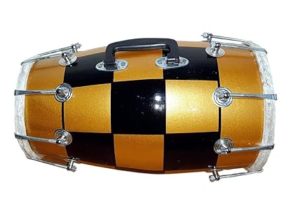 GT manufacturers Dholak Nut/Bolt Aam Wood With Bag