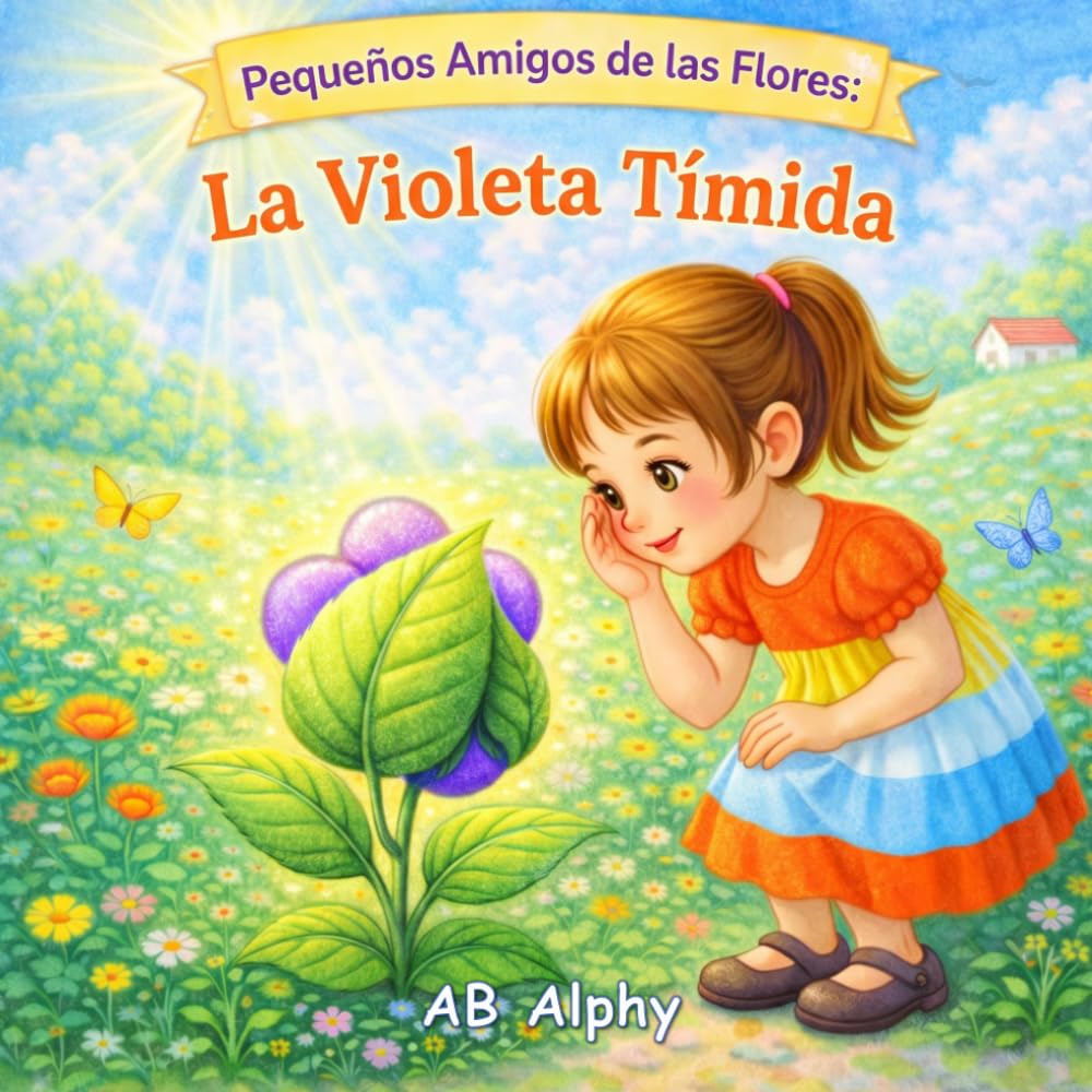 Pequeños Amigos de las Flores: La Violeta Tímida: Una dulce historia sobre la confianza, la autoestima y los pequeños pasos valientes