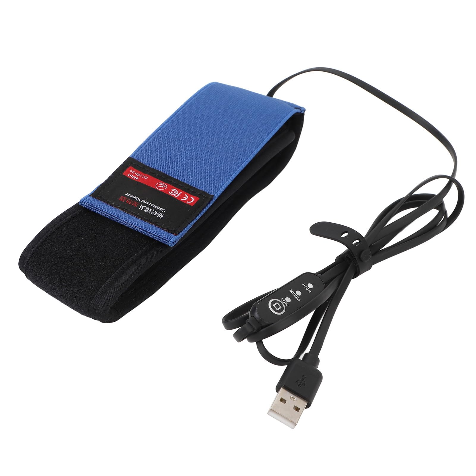 Bande Chauffante à Rosée pour Objectif de Caméra, Chauffage d'Objectif Réglable à 3 Températures, Chauffage au Graphène USB, Largement utilisé pour Les Télescopes (425mm)