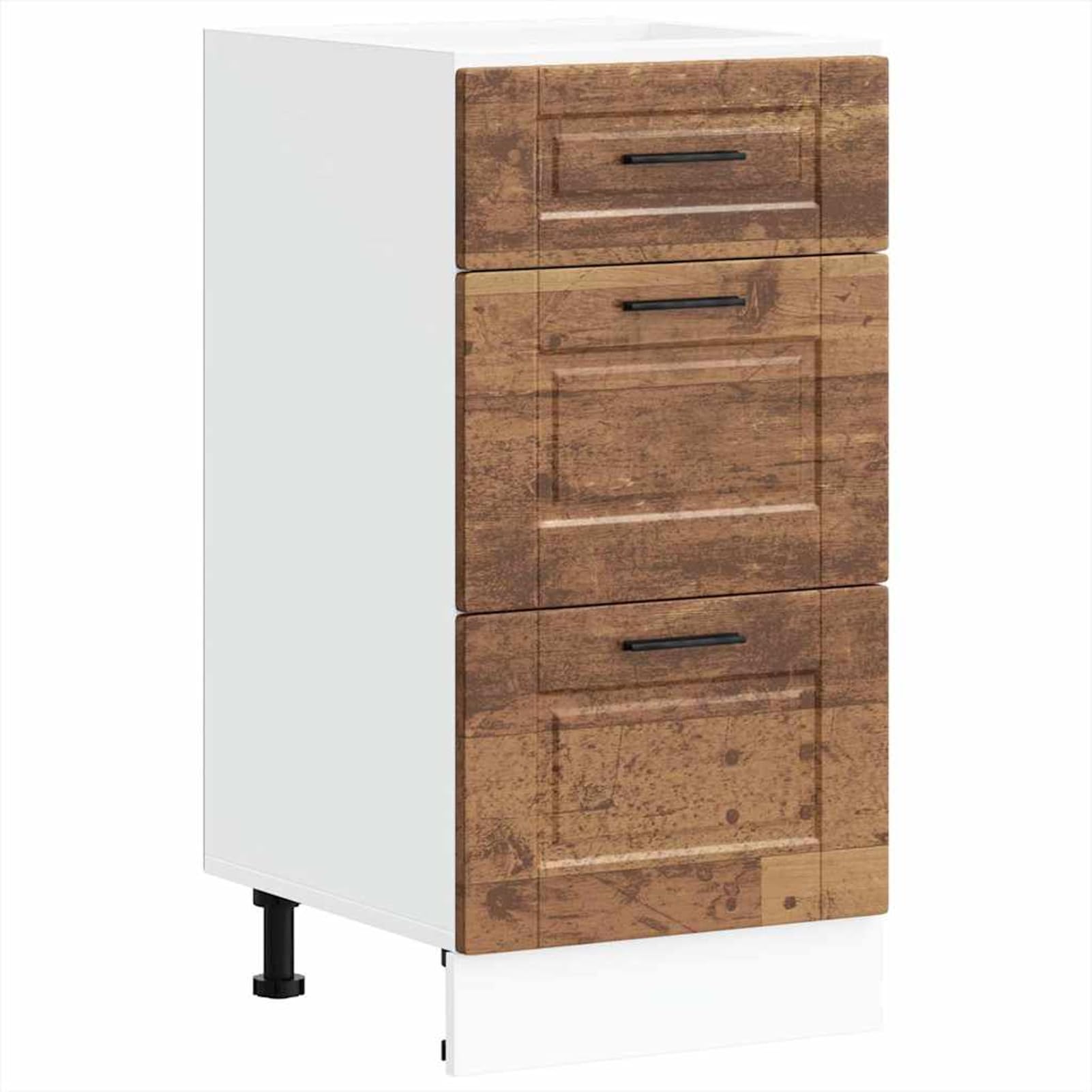 Homgoday Unterschrank Porto Altholz Holzwerkstoff 40x46x81,5 cm Küchenmöbel mit verstellbaren Füßen Model854228