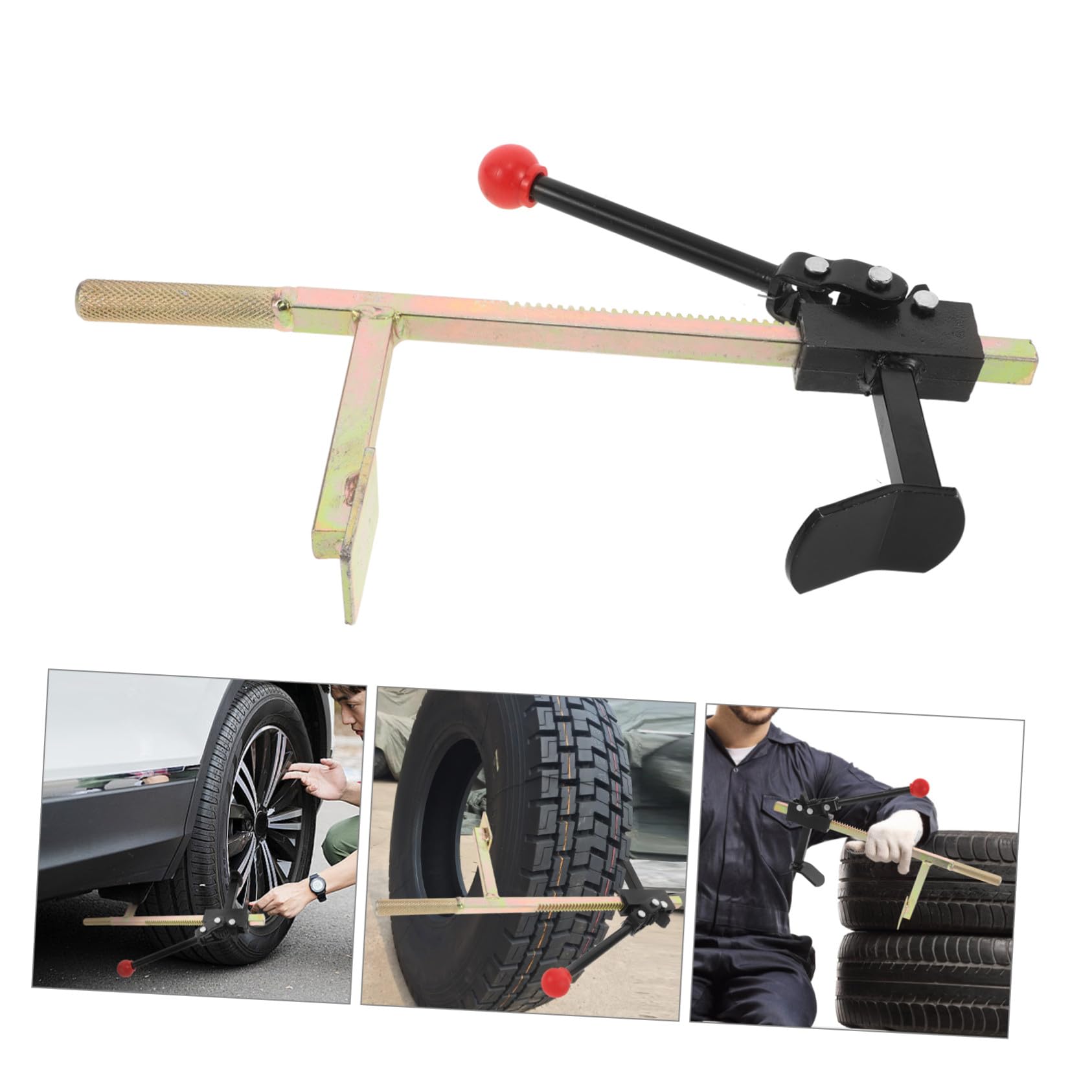 Manuelles Reifenexpander werkzeug aus Gusseisen Kompakt und Leicht Sicheres Motorrad Reifenwechsel tool Tragbarer Handspreader für Schnelle und Einfache Reifenmontage Unterwegs
