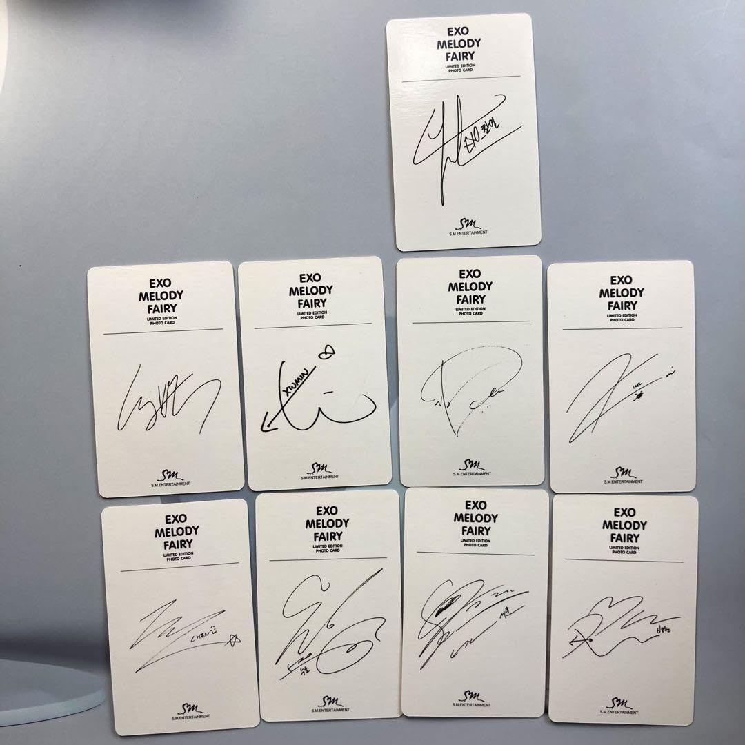 Amazon.co.jp: EXO音楽の妖精 セット 9枚 トレカ : おもちゃ 