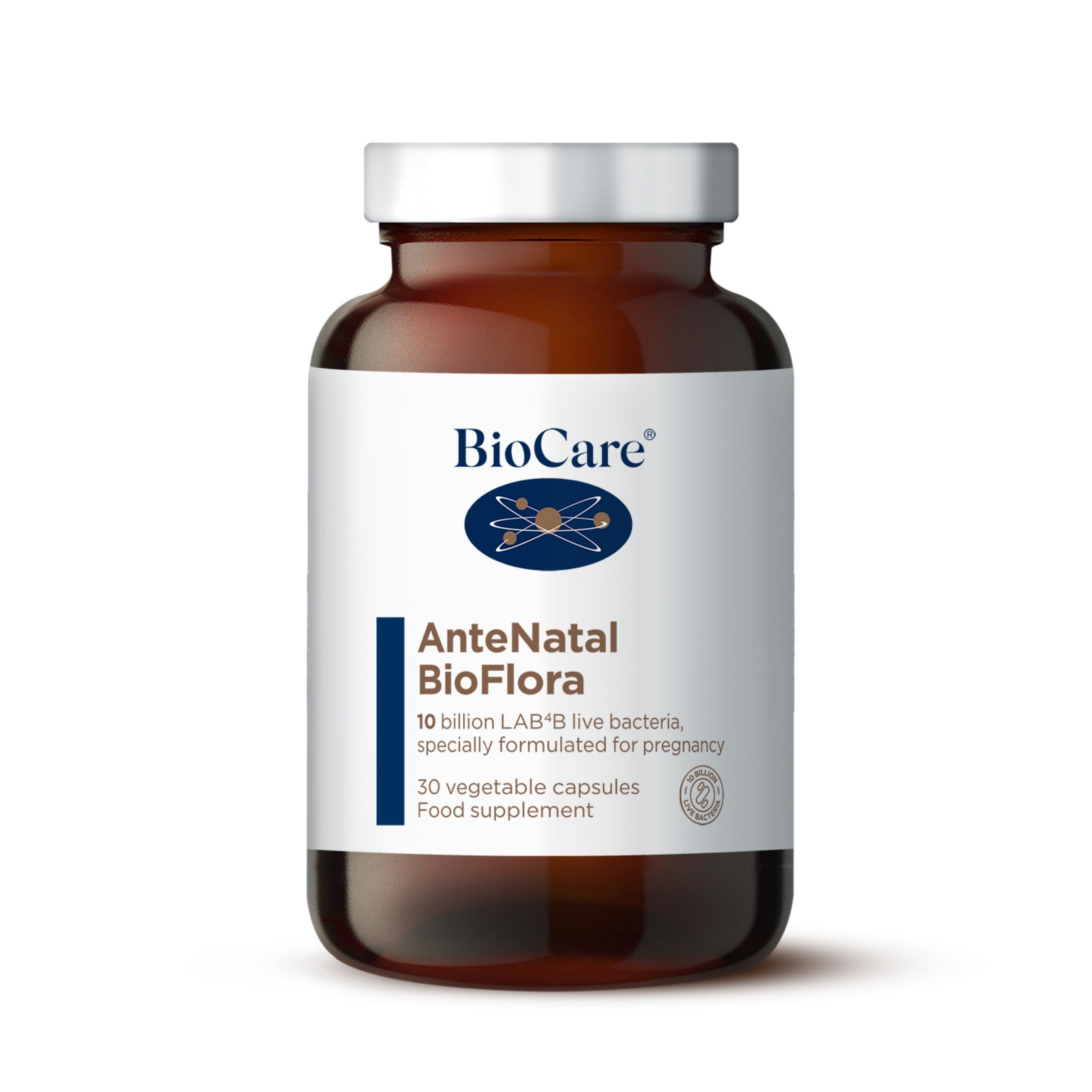 Pregnancy BioFlora - LAB4B Live Bacteria Complex, Clinically Researched, for Daily Use During Pregnancy - 30 Capsules