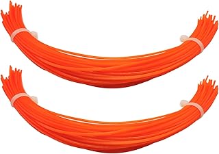 WA0050 Replacement Line, Flex-A-Line 13.78" Replacement Line for Wor WG430 Electric Leaf Mulcher 0.095" Square String Trimmer Replacement Line (100 Pcs)