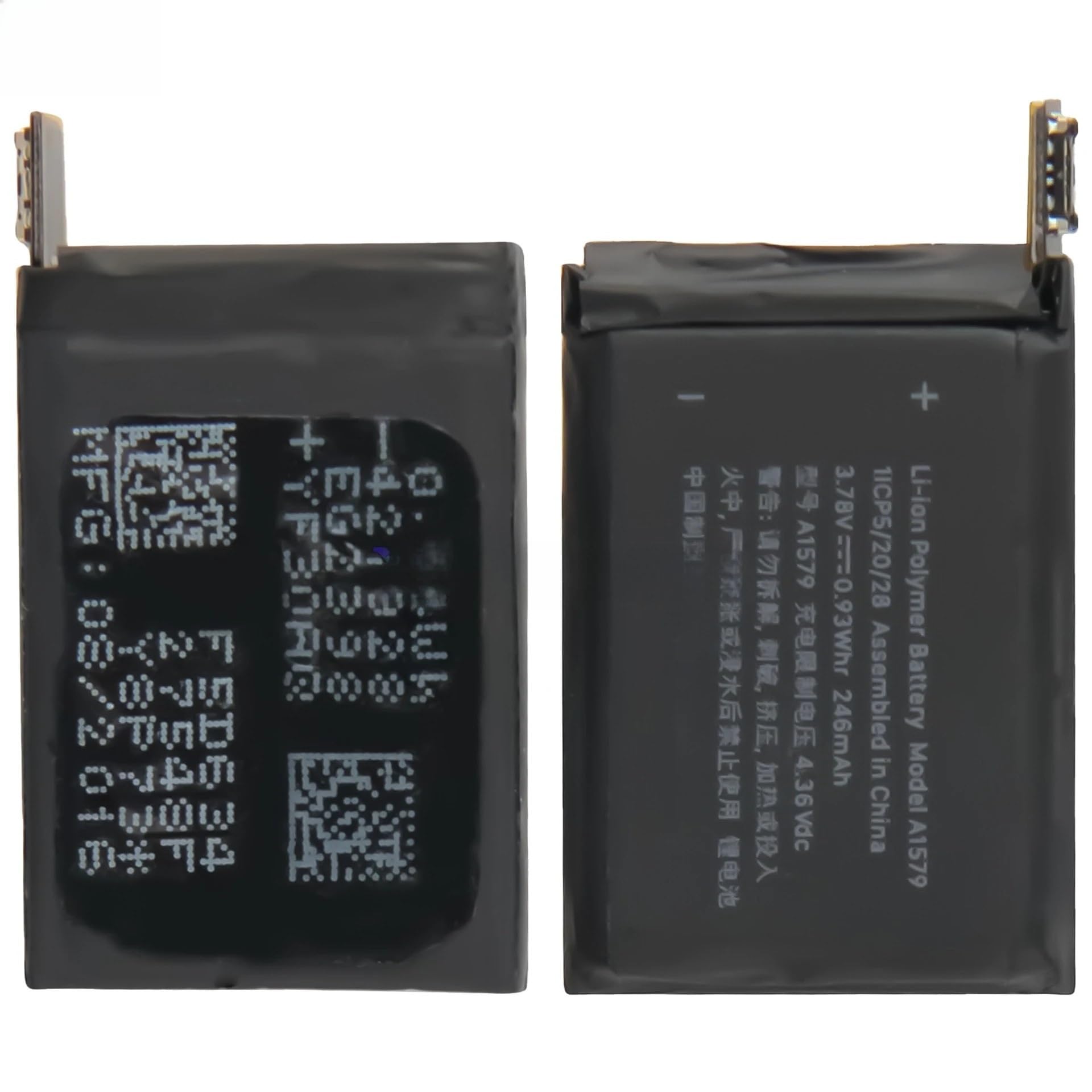 Batterie Remplacement Montre Intelligente A1579 246mAh, série 1 42 mm