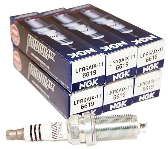 NGK 6619 Iridium Spark Plugs LFR6AIX-11-6 PCSNEW