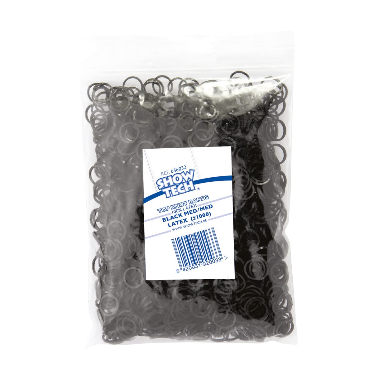 Show TechBlack Latex Top Knot Bands