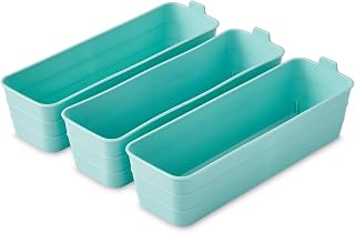 Flexible Plastic Drawer Storage Organizers, Drawer Dividers for Kitchen & Bathroom, Household Must Have