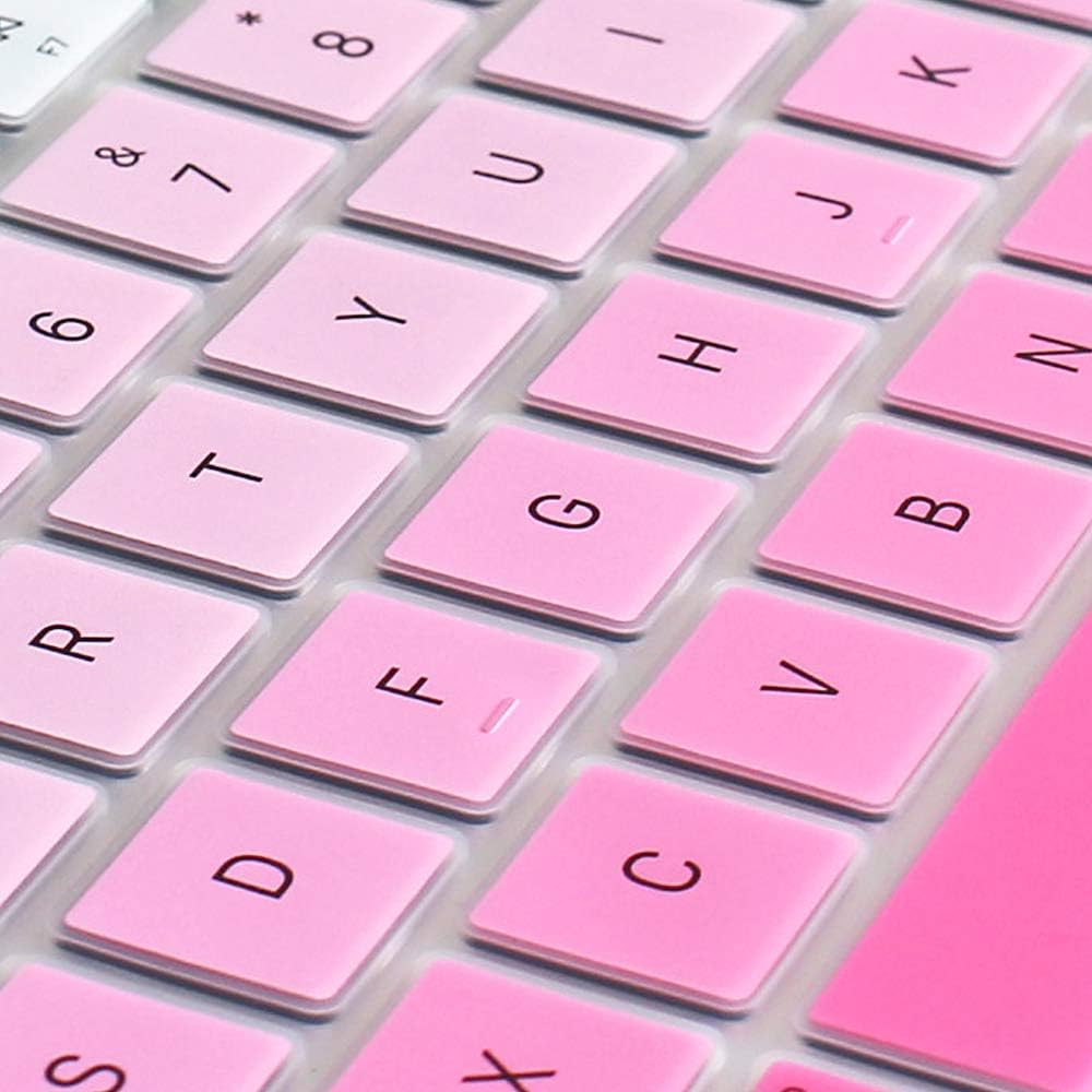 ProElife Ultra Thin Keyboard Cover Skin for MacBook Pro 13-inch 15-inch with Touch Bar (Model A2159, A1989, A1990, A1706, A1707) (2019 2018 2017 2016) (Ombre Pink) image 5