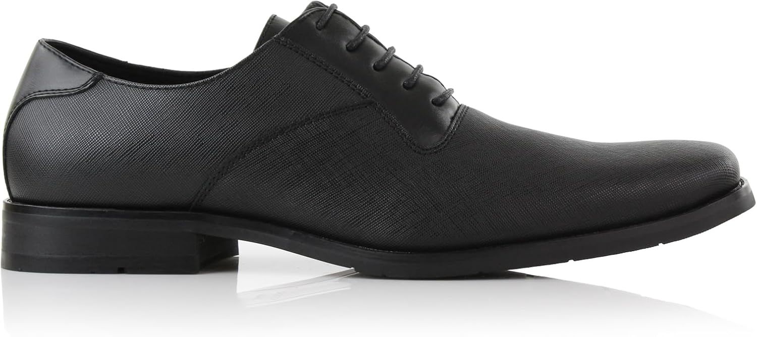 Ferro Aldo Men's Classic Square Toe Dress Shoes | Formal Business Lace-up Oxfords and Slip-on Loafers - Image 2