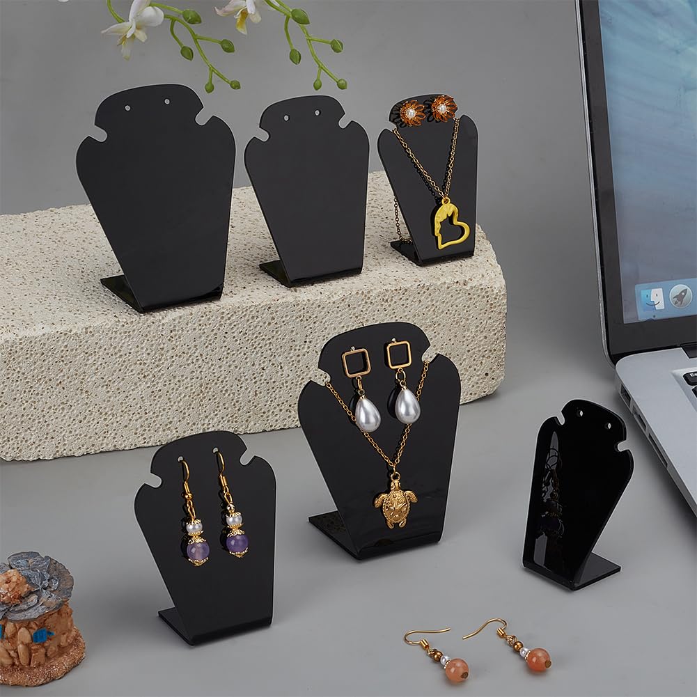 Supporto Per Collana In Acrilico: 6 Pezzi A Forma Di L, Altezza 10.95 Cm - Foto 7